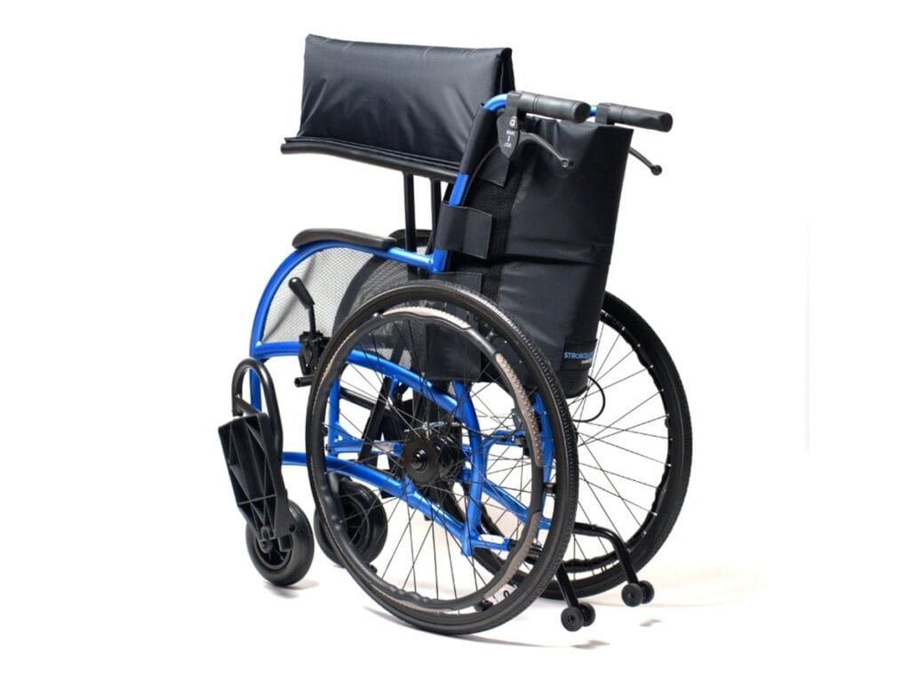 Strongback Comfort folded with the backrest down