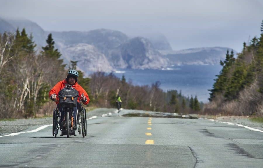 Kevin Mills a quadriplegic cyclist's trek across Canada