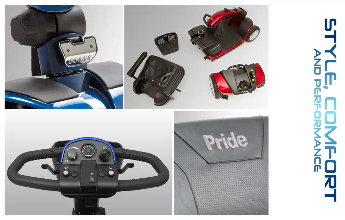 Pride Mobility Victory 10.2 four-wheel mobility scooter