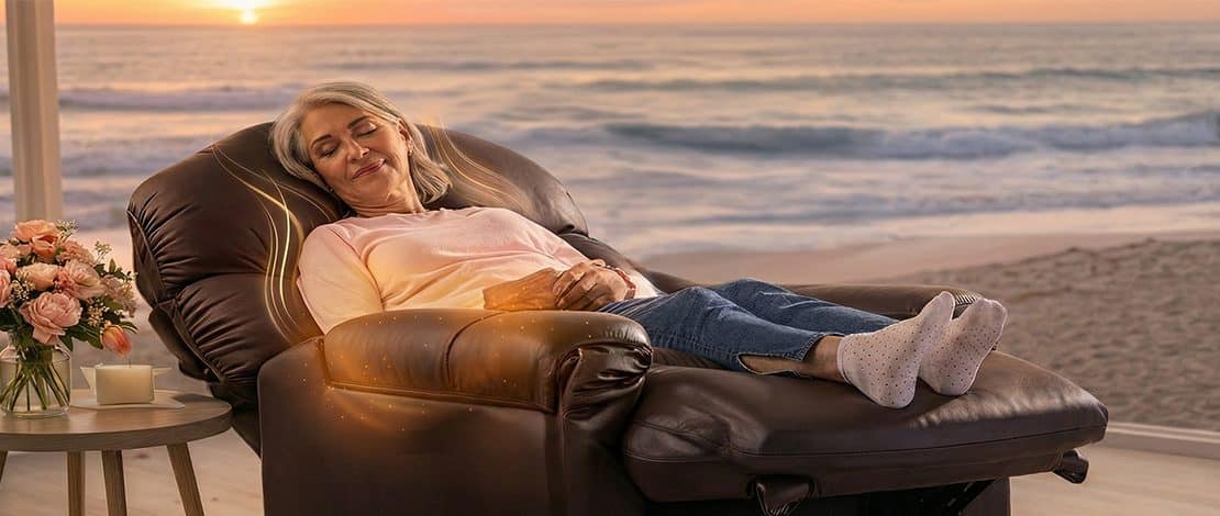 Golden stair lift with far infrared heat