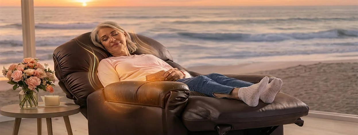 Golden stair lift with far infrared heat